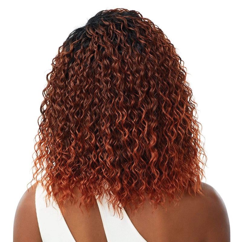WET & WAVY DEEP CURL 14″ | Quick Weave Synthetic Half Wig | Hair to Beauty.