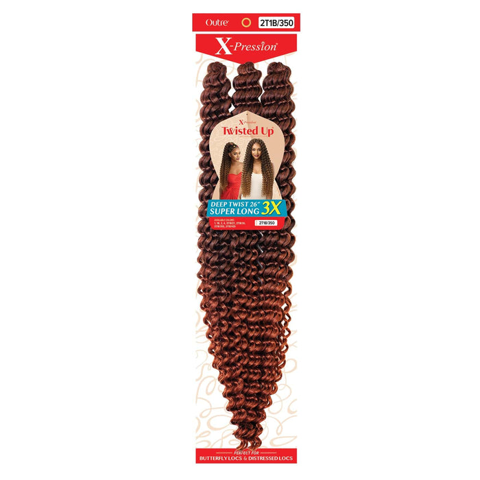 3X SUPERLONG DEEP TWIST 26" | Outre X-pression Twisted Up Synthetic Braid - Hair to Beauty.