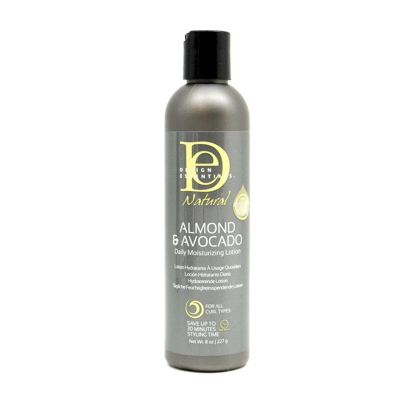 DESIGN ESSENTIALS | Almond & Avocado Moisturizing Lotion 8oz | Hair to Beauty.