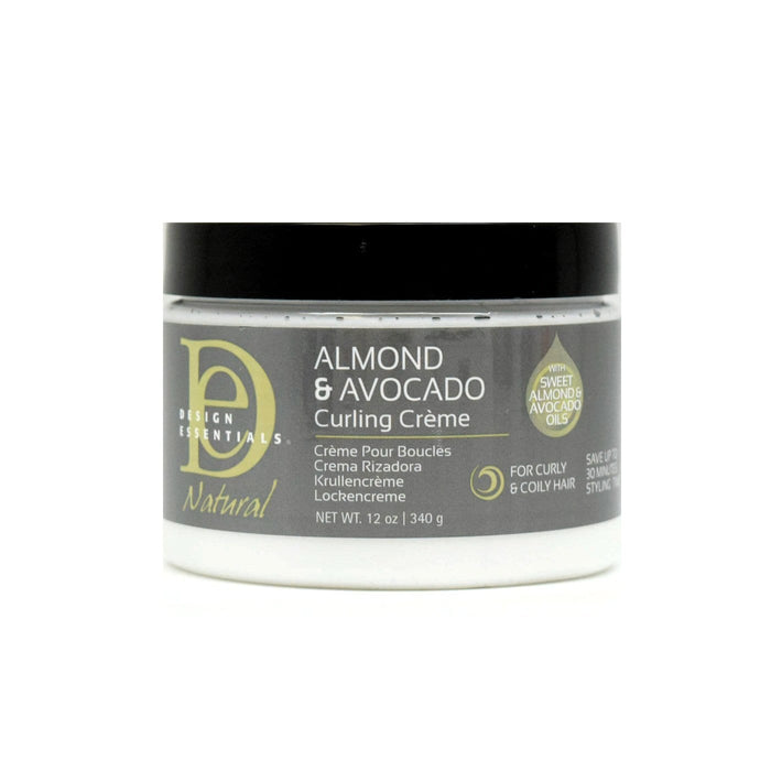 DESIGN ESSENTIALS | Almond & Avocado Curling Creme 12oz | Hair to Beauty.