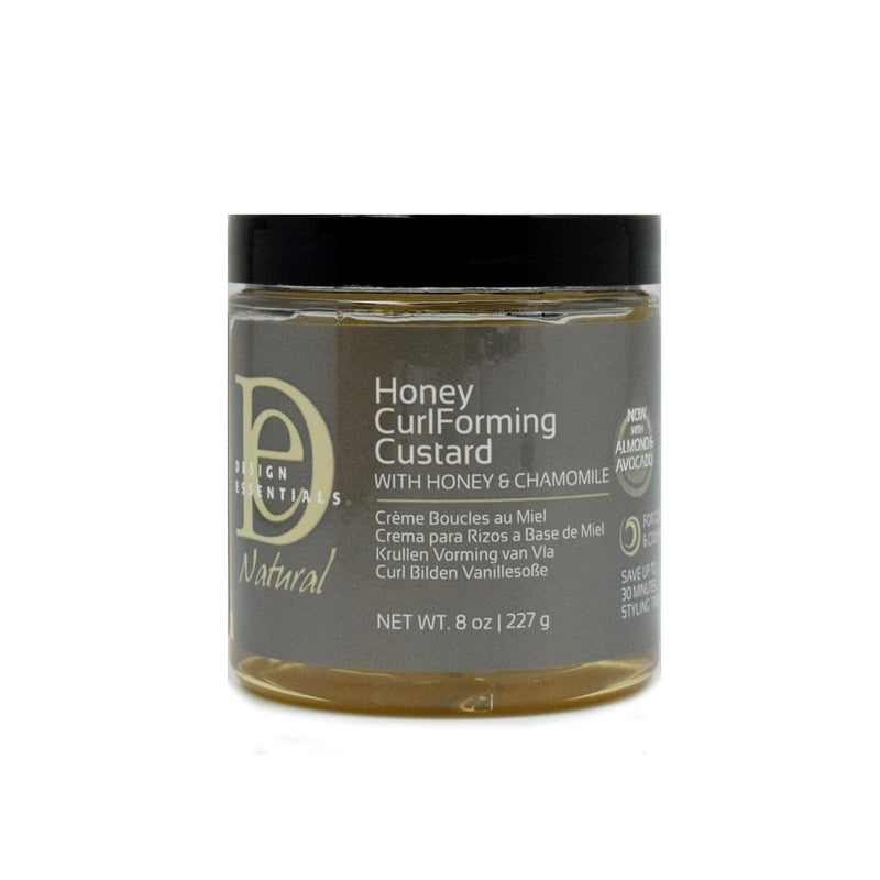 DESIGN ESSENTIALS | Natural Honey Curl Forming Custard 8oz | Hair to Beauty.