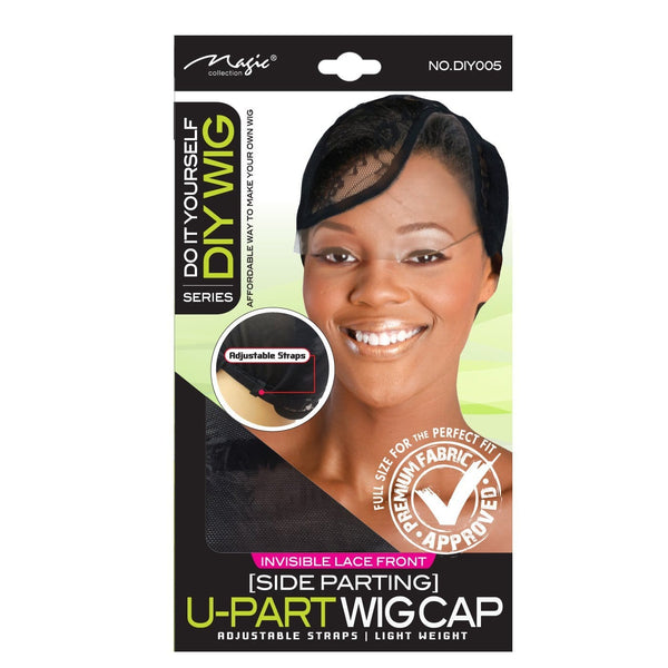 Magic DIY Wig Invisible Lace Front U-Part Cap (DIY005-LACE Side)