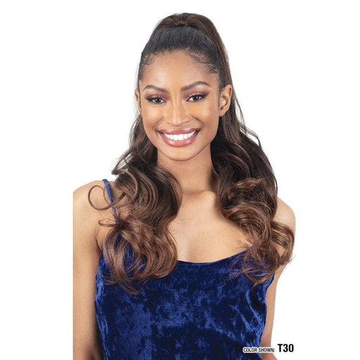 ELEGANT CURL 22" | Shake N Go Organique Synthetic Ponytail - Hair to Beauty.