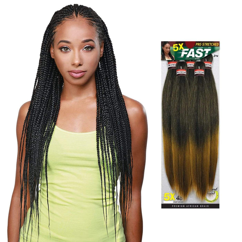 FAST BRAID 5X 24" | Synthetic Jumbo Braid | Hair to Beauty.