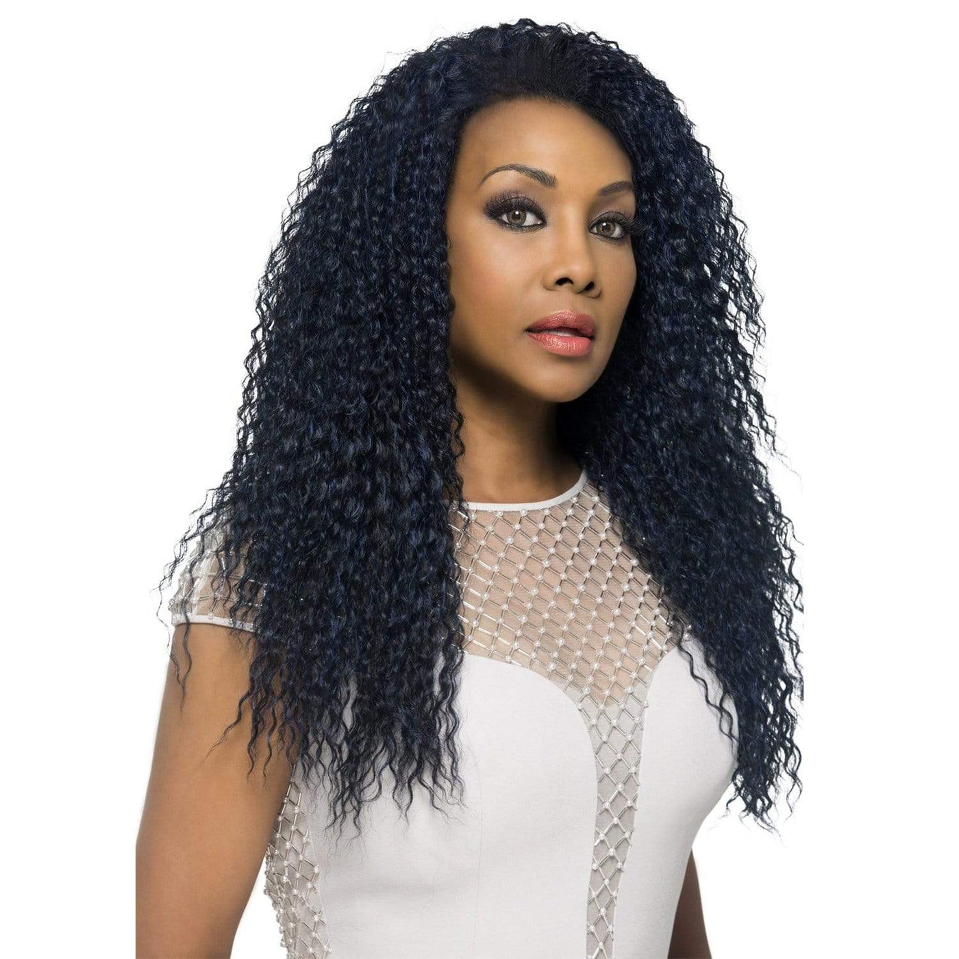 Fhw Meena Vivica A Fox Synthetic Express Half Wig Hair To Beauty 7447