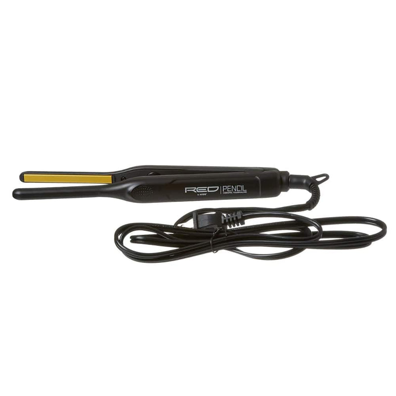 RED BY KISS | 3/10" Pencil Tourmaline Flat Iron | Hair to Beauty.
