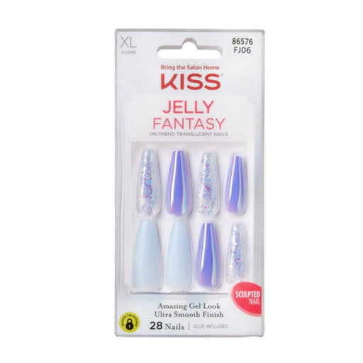 KISS | Gel Fantasy Jelly Nails - Cherry Jelly - Hair to Beauty.