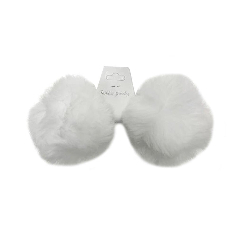 BE U | Fur Ball Ponytail Holder | Hair to Beauty.