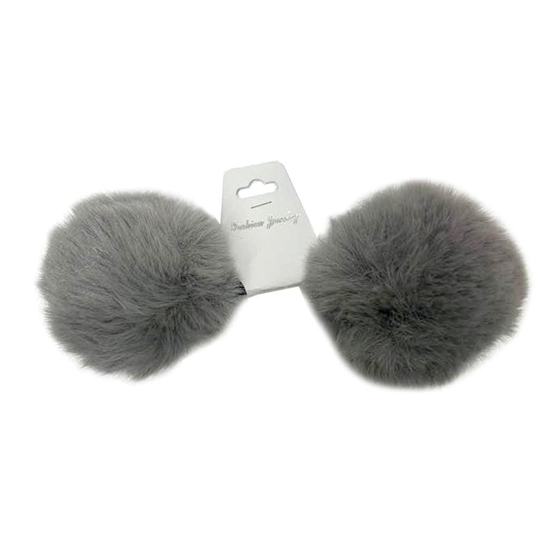 BE U | Fur Ball Ponytail Holder | Hair to Beauty.