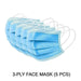 BE U | Face Mask (3 Ply) 5 Pcs - Buy 1 Get 1 Free | Hair to Beauty.