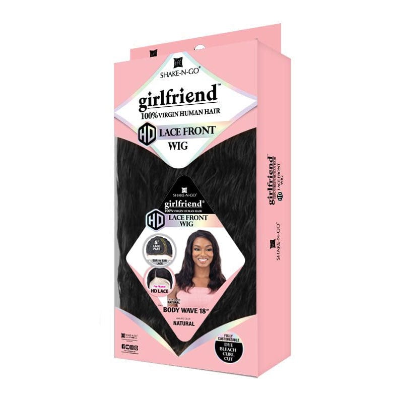 BODY WAVE 18" | Shake-N-Go Girl Friend Virgin Human Hair HD Lace Front Wig | Hair to Beauty.