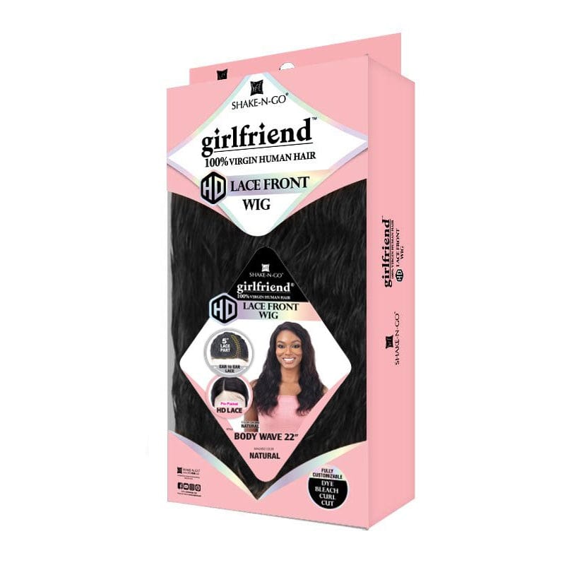 BODY WAVE 22" | Shake-N-Go Girl Friend Virgin Human Hair HD Lace Front Wig | Hair to Beauty.