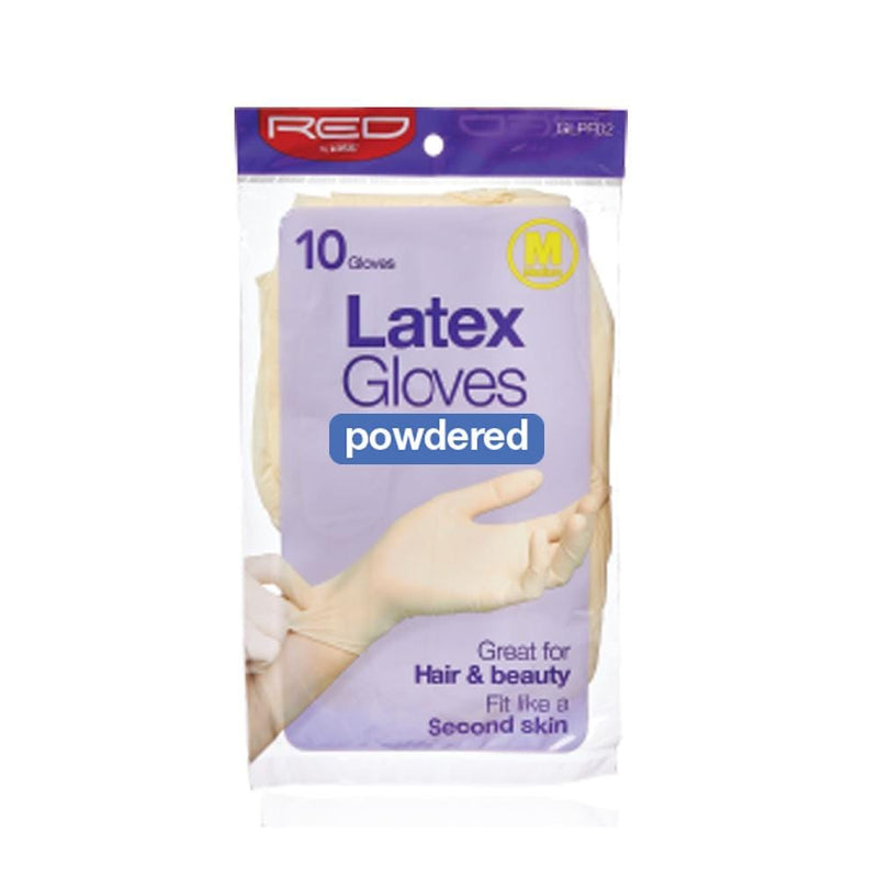 RED BY KISS | Latex Gloves Powdered 10 ct | Hair to Beauty.