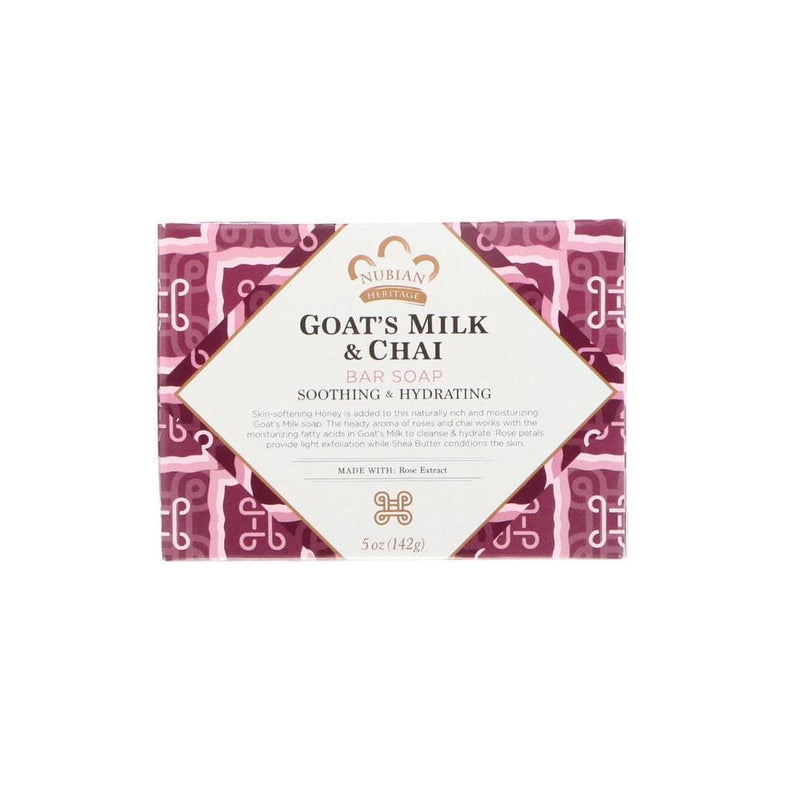 NUBIAN HERITAGE | Goat's Milk & Chai Soap 5oz | Hair to Beauty.