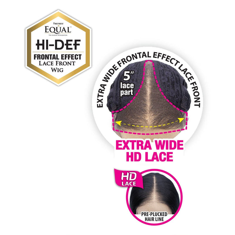 AVANI | FreeTress Equal Hi-Def Frontal Effect Synthetic HD Lace Front Wig | Hair to Beauty.