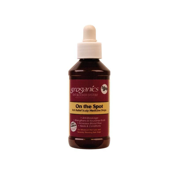 GROGANICS | On The Spot Scalp Medicine Drops Itch Relief 4oz | Hair to Beauty.