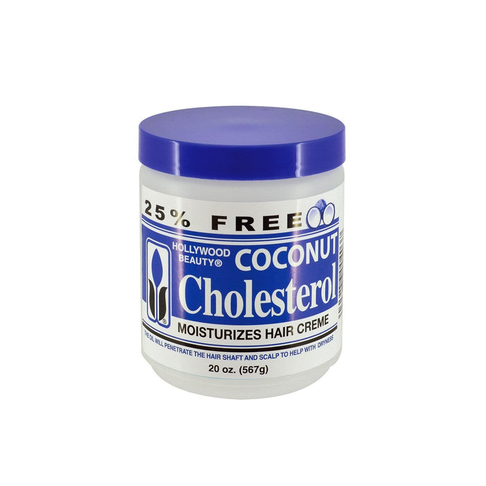 HOLLYWOOD BEAUTY | Coconut Oil Cholesterol Hair Creme 20oz | Hair to Beauty.