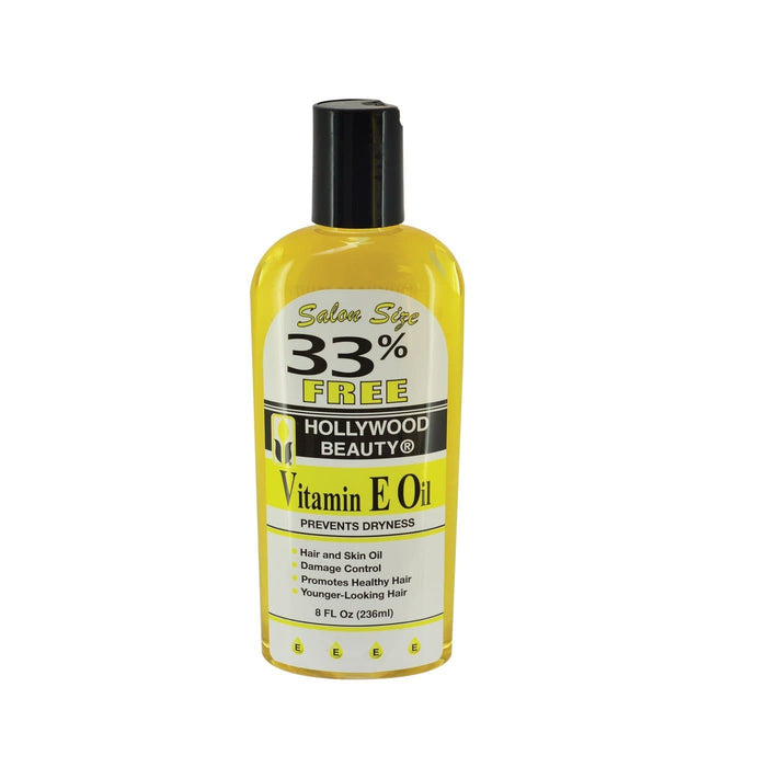 HOLLYWOOD BEAUTY | Vitamin-E Oil Prevent Dryness 8oz | Hair to Beauty.