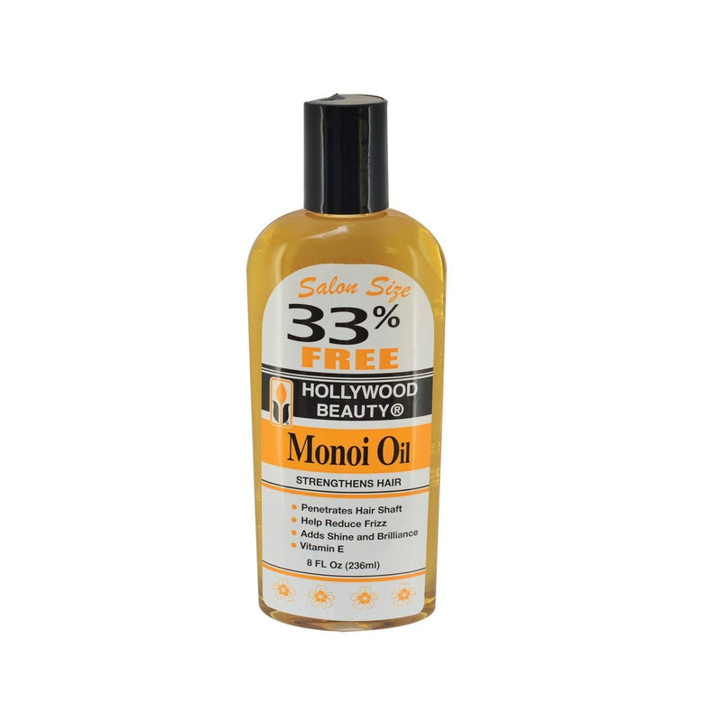HOLLYWOOD BEAUTY | Monoi Oil Strengthens Hair 8oz | Hair to Beauty.