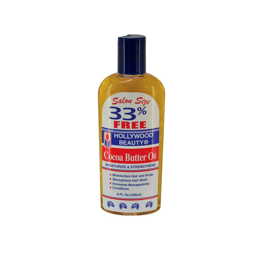 HOLLYWOOD BEAUTY | Cocoa Butter Oil 8oz | Hair to Beauty.