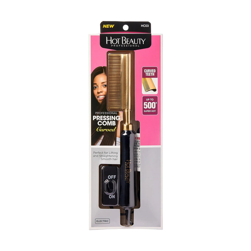 HOT BEAUTY PROFESSIONAL | Curved Pressing Comb | Hair to Beauty.