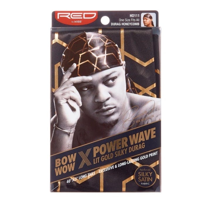 RED BY KISS | Bow Wow X Power Wave Lit Silky Durag | Hair to Beauty.