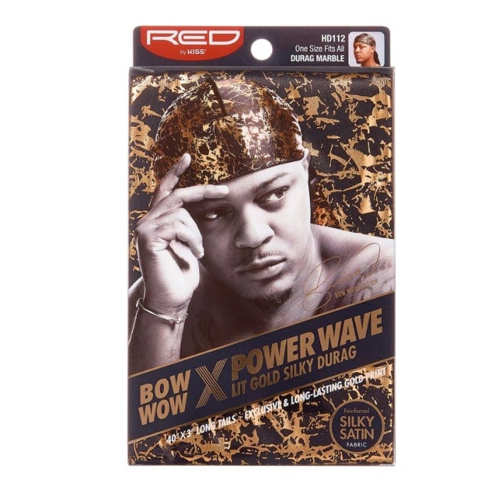 RED BY KISS | Bow Wow X Power Wave Lit Silky Durag | Hair to Beauty.