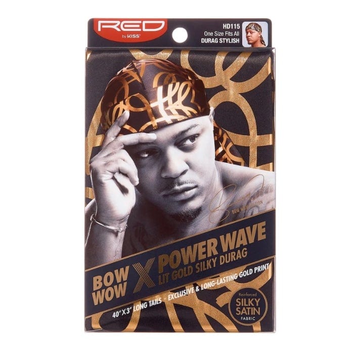 RED BY KISS | Bow Wow X Power Wave Lit Silky Durag | Hair to Beauty.