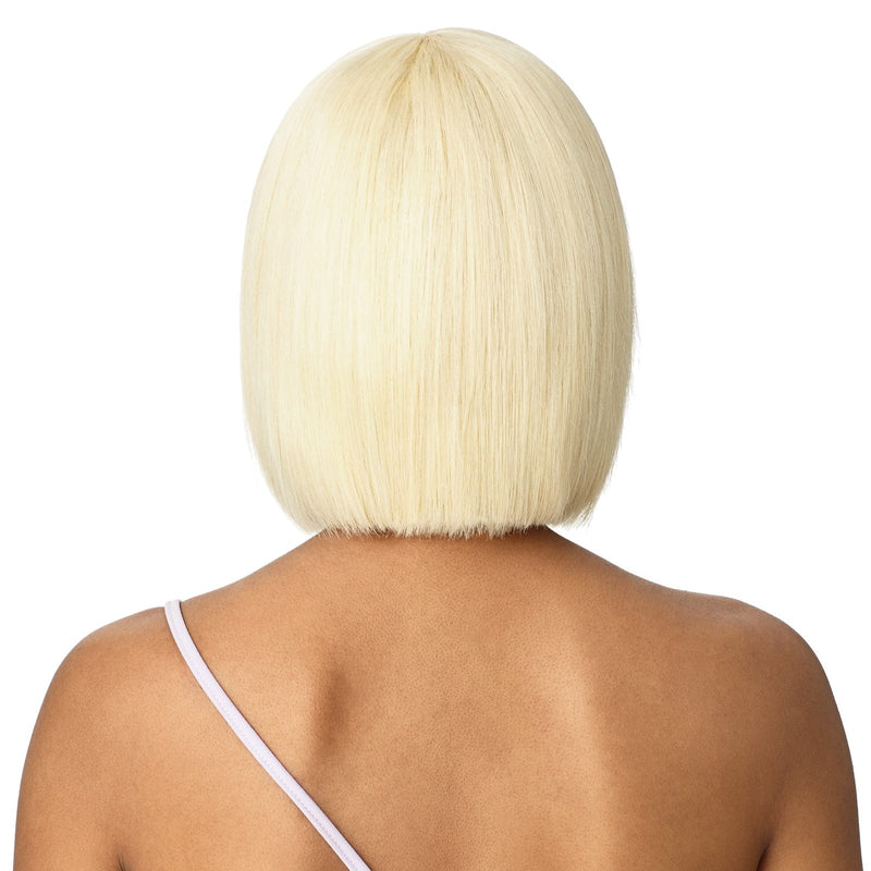 BLONDE BOB 10" | Outre Mytresses Purple Label Color More Human Hair Full Wig | Hair to Beauty.