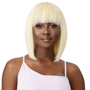 BLONDE BOB 12" | Outre Mytresses Purple Label Color More Human Hair Full Wig | Hair to Beauty.