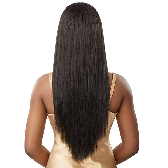 HHB-YAKI STRAIGHT 26" | Outre Human Hair Blend 5X5 Lace Closure Wig