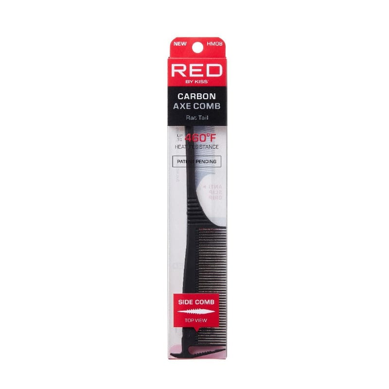 RED BY KISS | Carbon Axe Rat Tail Comb - Hair to Beauty.
