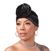 RED BY KISS | Ritzy Velvet Top Knot Turban | Hair to Beauty.