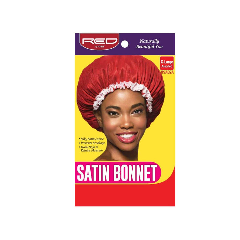 RED BY KISS | Satin Bonnet X-Large Assorted - HSA02A | Hair to Beauty.