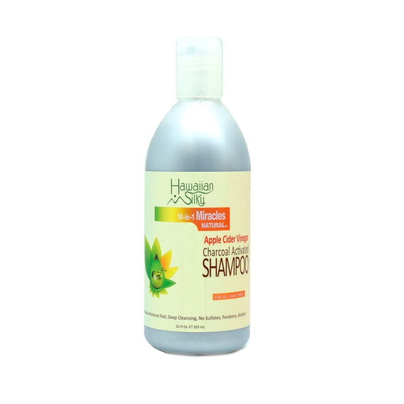 HAWAIIAN SILKY | 14-in-1 Miracles Charcoal Activated Shampoo 12oz | Hair to Beauty.