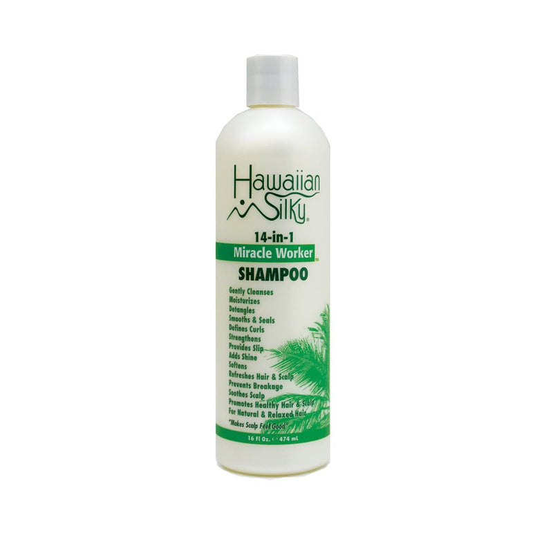 HAWAIIAN SILKY | 14-in-1 Miracle Worker Shampoo 16oz | Hair to Beauty.
