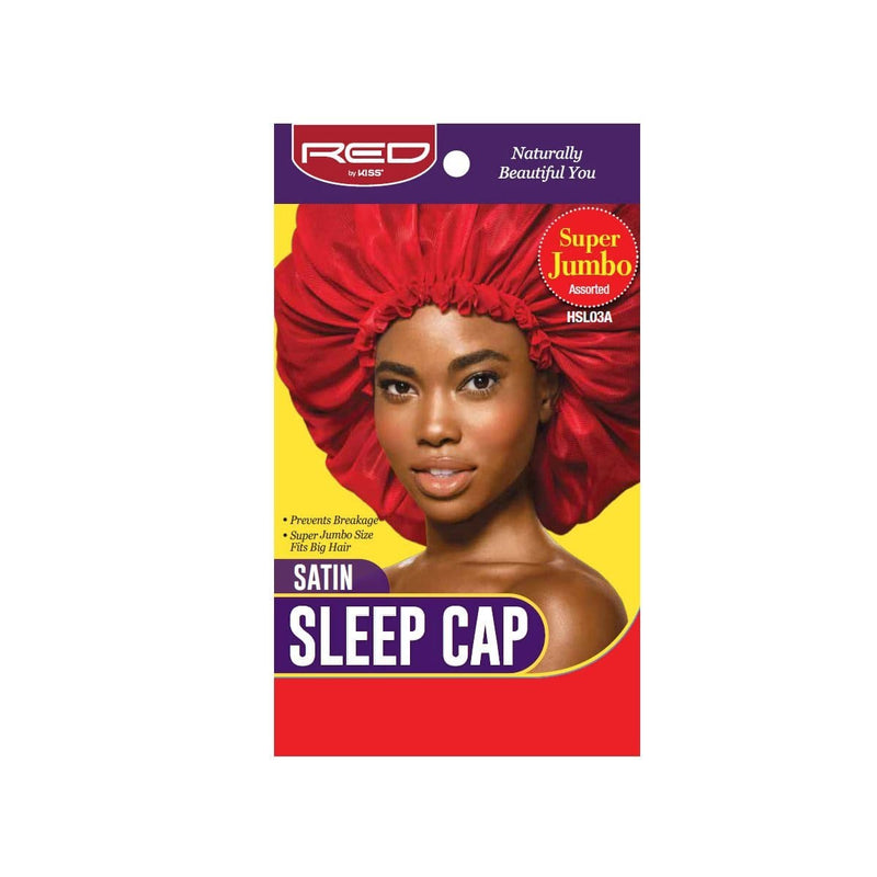RED BY KISS | Satin Sleep Cap Super Jumbo Assorted - HSL03A | Hair to Beauty.