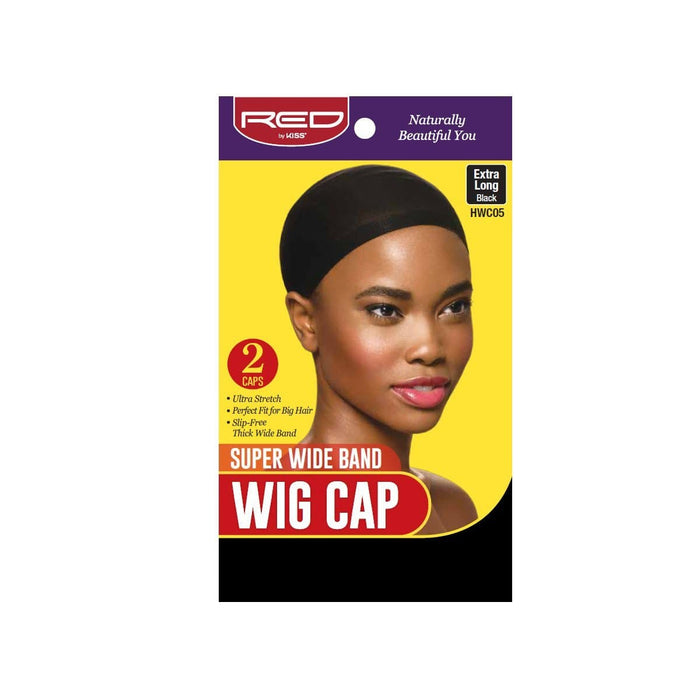 RED BY KISS | Super Wide Band Wig Cap Black - HWC05 | Hair to Beauty.