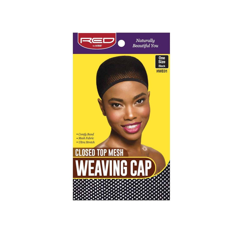 RED BY KISS | Closed Top Mesh Weaving Cap Black - HWE01 | Hair to Beauty.