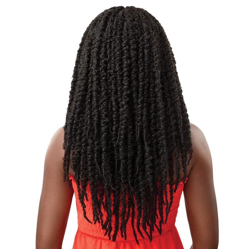 ISLAND SUMMER LOCS 24″ | Outre X-Pression Twisted Up Synthetic 4X4 Lace Front Braid Wig | Hair to Beauty.