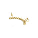 EC0002 | Rhinestone Studded Gold Earring Cuff | Hair to Beauty.