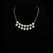 N0070 | Silver Princess Necklace with Gems | Hair to Beauty.