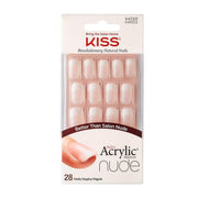 KISS | Salon Acrylic French Nude Nails KAN03 Cashmere | Hair to Beauty.