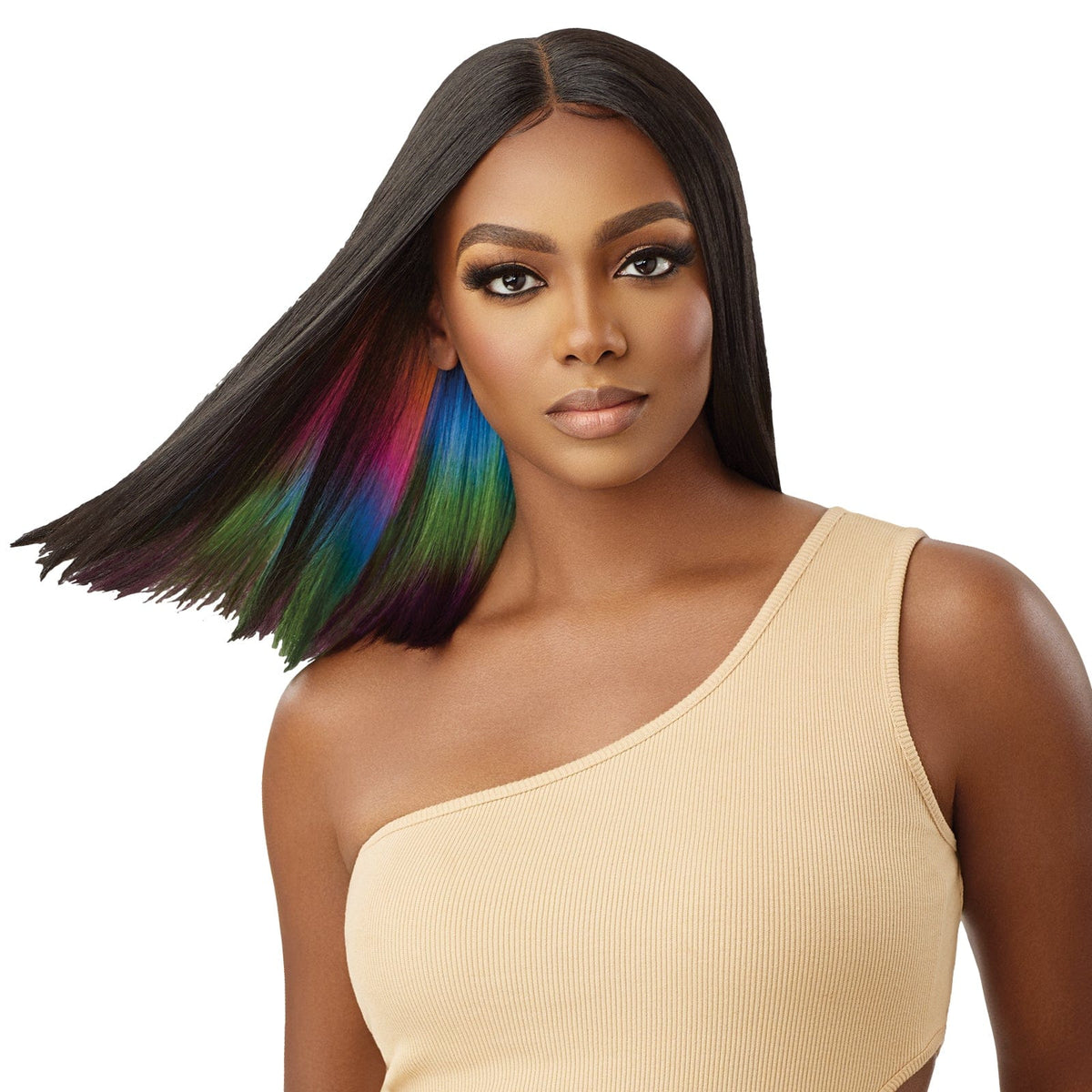 KIMIA Outre Color Bomb Synthetic HD Lace Front Wig Hair to Beauty