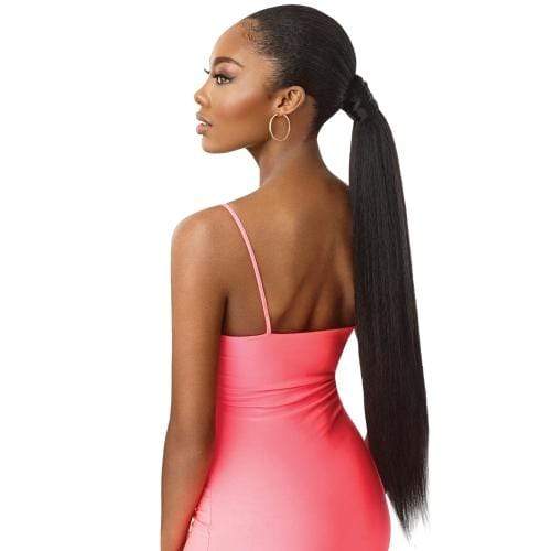 KINKY STRAIGHT 24" | Pretty Quick Wrap Synthetic Ponytail | Hair to Beauty.