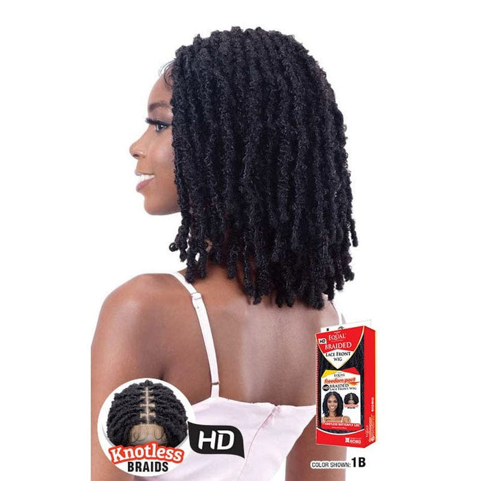 KNOTLESS BUTTERFLY LOC | FreeTress Equal Freedom Part Braided HD Lace Front Wig - Hair to Beauty.