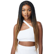 KNOTLESS TRIANGLE PART BRAIDS | Outre Pre-Braided Synthetic HD Lace Front Wig | Hair to Beauty.