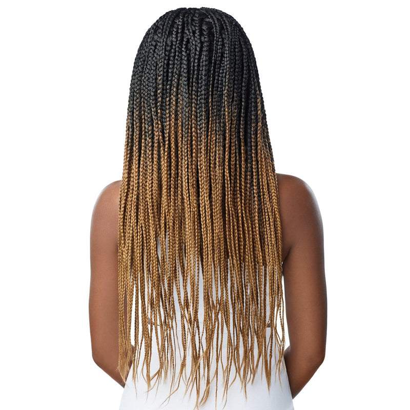 KNOTLESS TRIANGLE PART BRAIDS | Outre Pre-Braided Synthetic HD Lace Front Wig | Hair to Beauty.