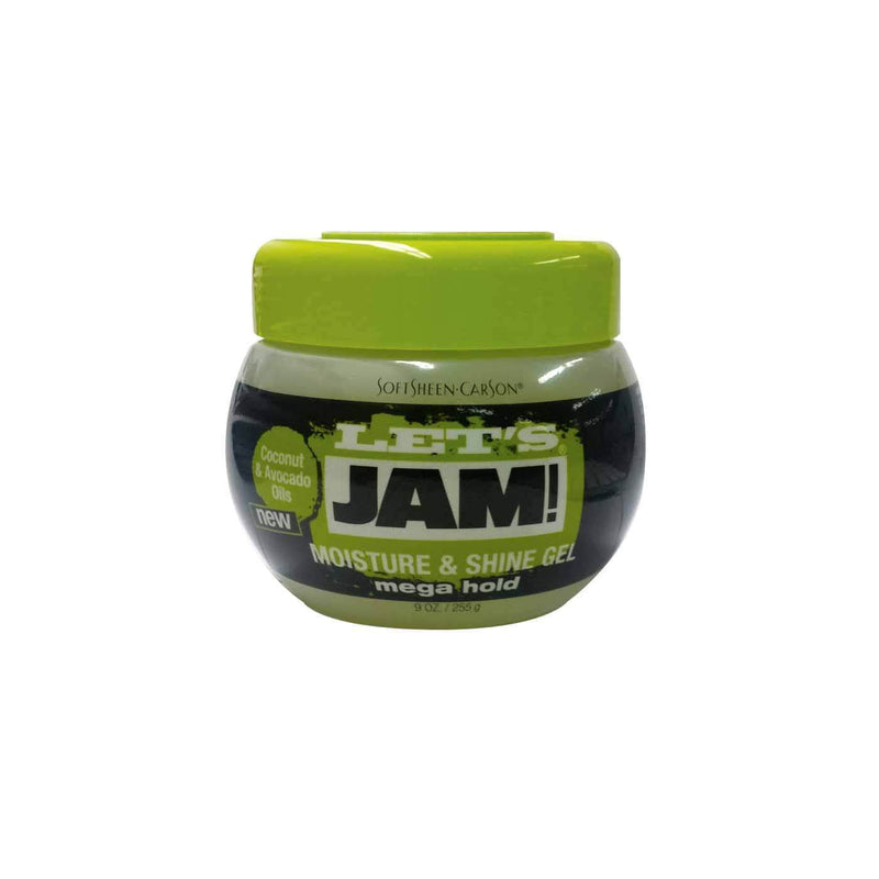 LETS JAM | Mega Hold Moisture & Shine Hair Gel 9oz | Hair to Beauty.