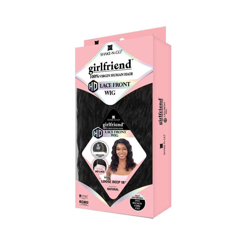 LOOSE DEEP 18" | Shake-N-Go Girl Friend Virgin Human Hair HD Lace Front Wig | Hair to Beauty.